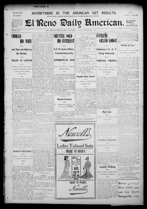 El Reno Daily American. (El Reno, Okla.), Vol. 3, No. 25, Ed. 1 Tuesday, September 1, 1903