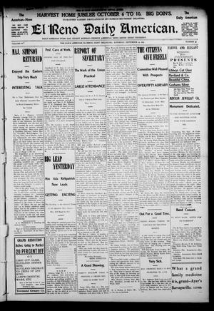 El Reno Daily American. (El Reno, Okla.), Vol. 3, No. 41, Ed. 1 Saturday, September 19, 1903