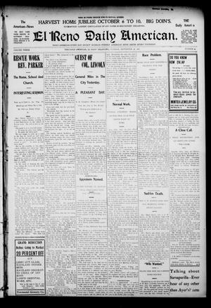 El Reno Daily American. (El Reno, Okla.), Vol. 3, No. 49, Ed. 1 Tuesday, September 29, 1903