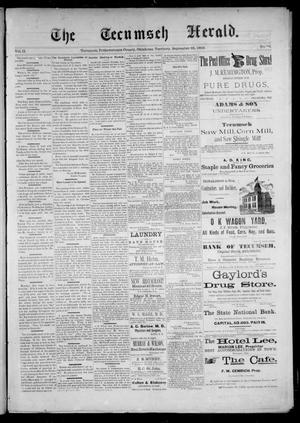 The Tecumseh Herald. (Tecumseh, Okla. Terr.), Vol. 2, No. 50, Ed. 1 Saturday, September 23, 1893