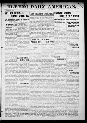 El Reno Daily American. (El Reno, Okla.), Vol. 15, No. 215, Ed. 1 Saturday, March 21, 1908