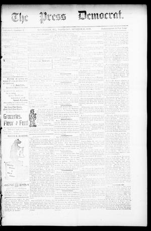 The Press Democrat. (Hennessey, Okla.), Vol. 3, No. 3, Ed. 1 Thursday, October 10, 1895
