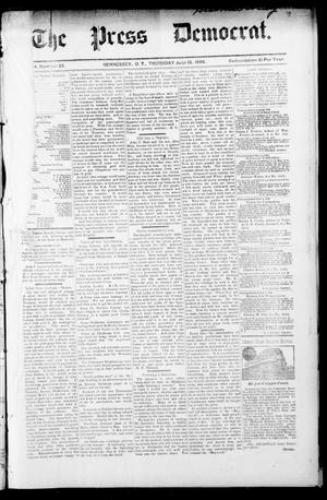 The Press Democrat. (Hennessey, Okla. Terr.), Vol. 3, No. 39, Ed. 1 Thursday, June 18, 1896