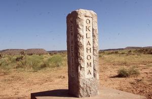 Primary view of object titled 'CO-NM-OK Tri-State Marker'.