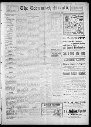 The Tecumseh Herald. (Tecumseh, Okla. Terr.), Vol. 6, No. 4, Ed. 1 Saturday, October 31, 1896