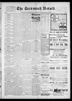 The Tecumseh Herald. (Tecumseh, Okla. Terr.), Vol. 6, No. 9, Ed. 1 Saturday, December 5, 1896