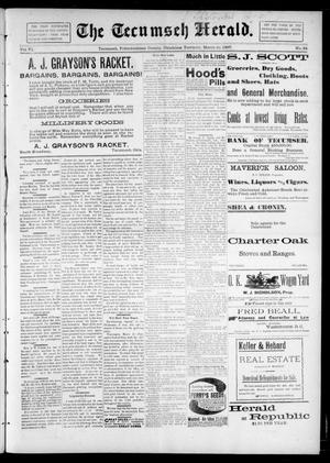 The Tecumseh Herald. (Tecumseh, Okla. Terr.), Vol. 6, No. 24, Ed. 1 Saturday, March 20, 1897