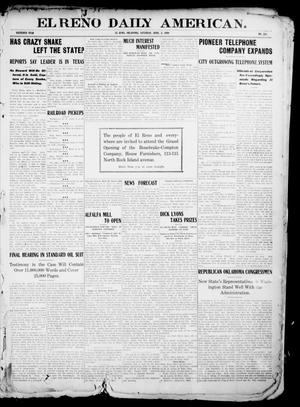 El Reno Daily American. (El Reno, Okla.), Vol. 16, No. 225, Ed. 1 Saturday, April 3, 1909