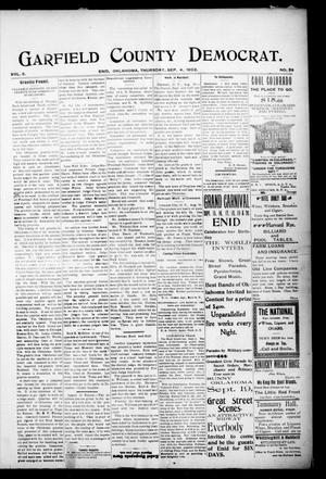 Garfield County Democrat. (Enid, Okla.), Vol. 5, No. 36, Ed. 1 Thursday, September 4, 1902