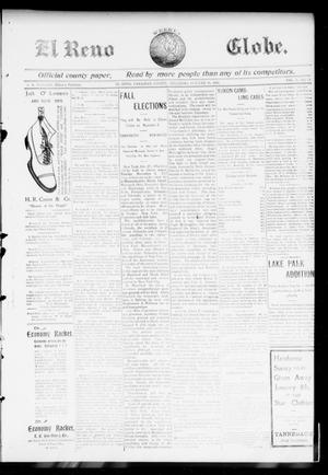 El Reno Weekly Globe. (El Reno, Okla.), Vol. 10, No. 34, Ed. 2 Friday, October 30, 1903