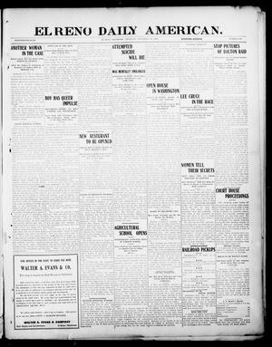 El Reno Daily American. (El Reno, Okla.), Vol. 17, No. 109, Ed. 1 Thursday, November 18, 1909