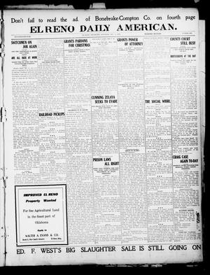 El Reno Daily American. (El Reno, Okla.), Vol. 17, No. 123, Ed. 1 Saturday, December 4, 1909
