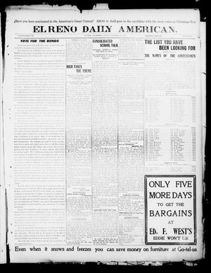 El Reno Daily American. (El Reno, Okla.), Vol. 17, No. 137, Ed. 1 Tuesday, December 21, 1909