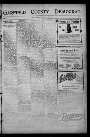 Garfield County Democrat. (Enid, Okla.), Vol. 11, No. 45, Ed. 1 Wednesday, September 4, 1907