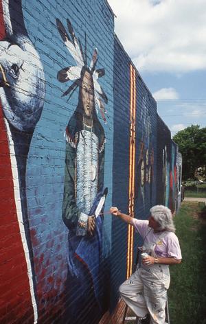 Primary view of object titled 'Cha Tullis Mural'.
