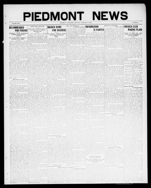 Piedmont News (Piedmont, Okla.), Vol. 2, No. 2, Ed. 1 Thursday, February 3, 1910
