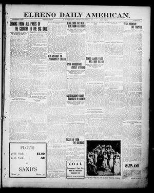 Primary view of object titled 'El Reno Daily American. (El Reno, Okla.), Vol. 18, No. 104, Ed. 1 Saturday, November 12, 1910'.
