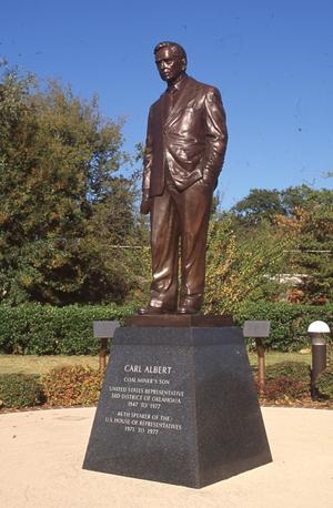 Primary view of object titled 'Carl Albert Statue'.
