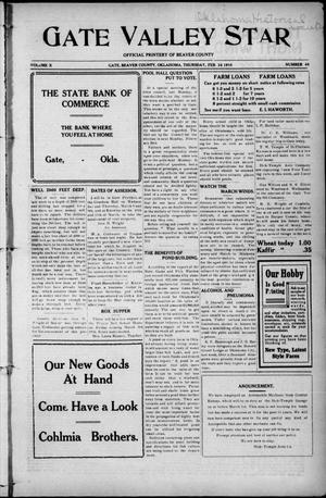 Gate Valley Star (Gate, Okla.), Vol. 10, No. 48, Ed. 1 Thursday, February 24, 1916