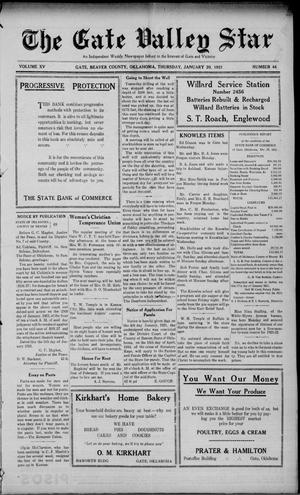 The Gate Valley Star (Gate, Okla.), Vol. 15, No. 44, Ed. 1 Thursday, January 20, 1921