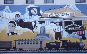Hugo Indian Territory Trading Post Mural