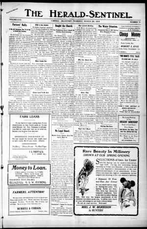 The Herald-Sentinel. (Cordell, Okla.), Vol. 21, No. 31, Ed. 1 Thursday, March 26, 1914