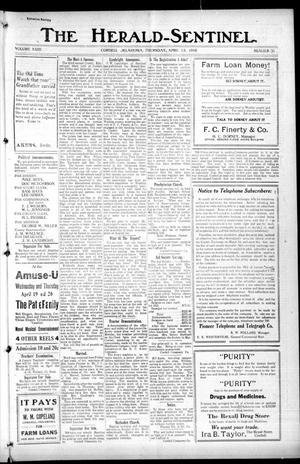 The Herald-Sentinel. (Cordell, Okla.), Vol. 23, No. 31, Ed. 1 Thursday, April 13, 1916