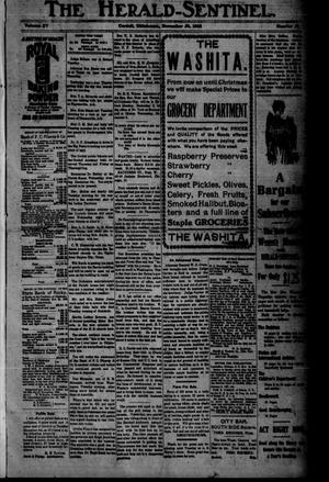 The Herald-Sentinel. (Cordell, Okla.), Vol. 15, No. 19, Ed. 1 Friday, November 30, 1906