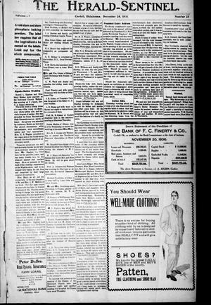 The Herald-Sentinel. (Cordell, Okla.), Vol. 15, No. 23, Ed. 1 Friday, December 28, 1906