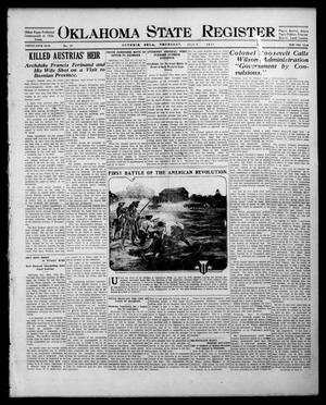 Oklahoma State Register. (Guthrie, Okla.), Vol. 25, No. 10, Ed. 1 Thursday, July 2, 1914