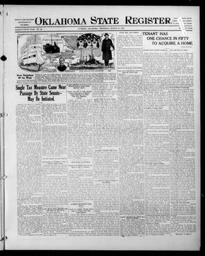 Oklahoma State Register. (Guthrie, Okla.), Vol. 25, No. 50, Ed. 1 Thursday, March 18, 1915