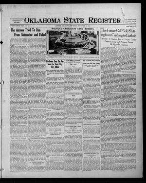Oklahoma State Register. (Guthrie, Okla.), Vol. 25, No. 43, Ed. 1 Thursday, November 11, 1915