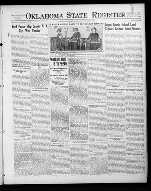 Oklahoma State Register. (Guthrie, Okla.), Vol. 25, No. 47, Ed. 1 Thursday, December 9, 1915