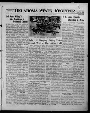 Oklahoma State Register. (Guthrie, Okla.), Vol. 25, No. 52, Ed. 1 Thursday, January 13, 1916