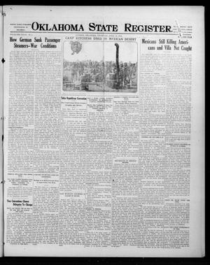 Oklahoma State Register. (Guthrie, Okla.), Vol. 26, No. 1, Ed. 1 Thursday, April 13, 1916