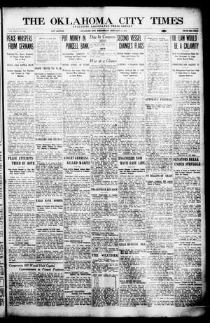 The Oklahoma City Times (Oklahoma City, Okla.), Vol. 26, No. 258, Ed. 1 Wednesday, February 10, 1915