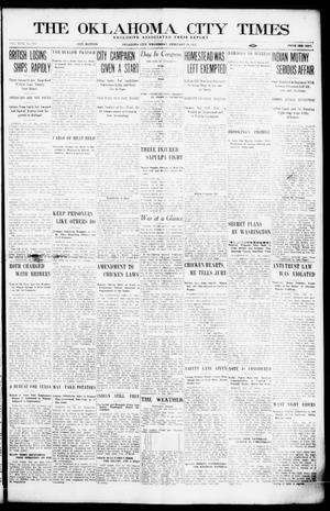 The Oklahoma City Times (Oklahoma City, Okla.), Vol. 26, No. 270, Ed. 1 Wednesday, February 24, 1915