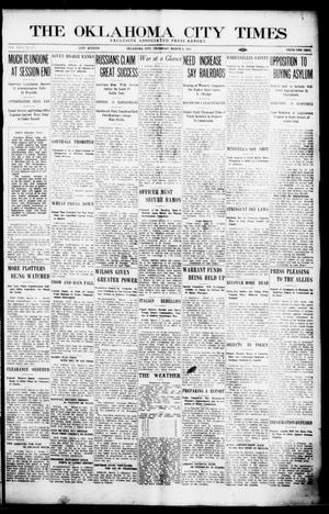 The Oklahoma City Times (Oklahoma City, Okla.), Vol. 26, No. 277, Ed. 1 Thursday, March 4, 1915
