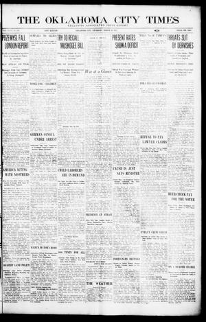 The Oklahoma City Times (Oklahoma City, Okla.), Vol. 26, No. 289, Ed. 1 Thursday, March 18, 1915