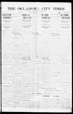 Primary view of object titled 'The Oklahoma City Times (Oklahoma City, Okla.), Vol. 27, No. 24, Ed. 1 Thursday, May 13, 1915'.
