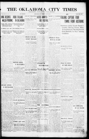 Primary view of object titled 'The Oklahoma City Times (Oklahoma City, Okla.), Vol. 27, No. 34, Ed. 1 Tuesday, May 25, 1915'.