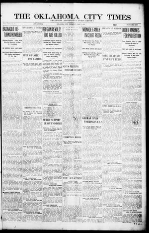 Primary view of object titled 'The Oklahoma City Times (Oklahoma City, Okla.), Vol. 27, No. 54, Ed. 1 Thursday, June 17, 1915'.