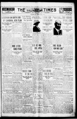 The Oklahoma Times (Oklahoma City, Okla.), Vol. 27, No. 76, Ed. 1 Tuesday, July 13, 1915