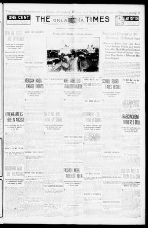 The Oklahoma Times (Oklahoma City, Okla.), Vol. 27, No. 120, Ed. 1 Thursday, September 2, 1915