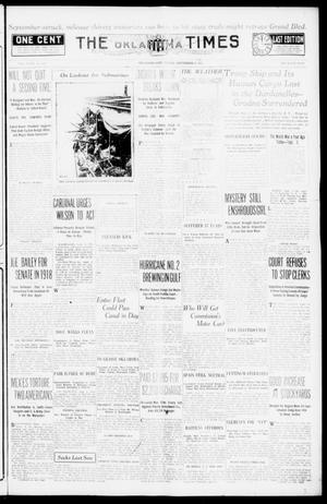 The Oklahoma Times (Oklahoma City, Okla.), Vol. 27, No. 121, Ed. 1 Friday, September 3, 1915