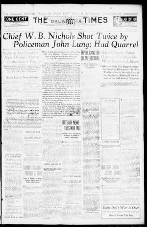 The Oklahoma Times (Oklahoma City, Okla.), Vol. 27, No. 145, Ed. 1 Friday, October 1, 1915