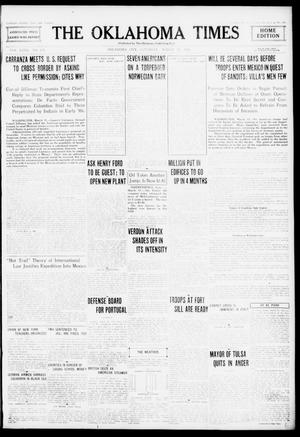 The Oklahoma Times (Oklahoma City, Okla.), Vol. 27, No. 284, Ed. 1 Saturday, March 11, 1916