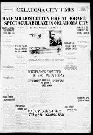 Oklahoma City Times (Oklahoma City, Okla.), Vol. 27, No. 301, Ed. 1 Tuesday, March 21, 1916