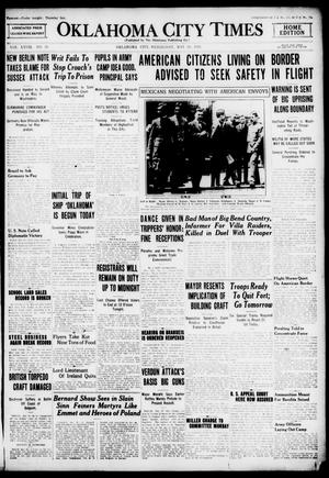 Primary view of object titled 'Oklahoma City Times (Oklahoma City, Okla.), Vol. 28, No. 33, Ed. 1 Wednesday, May 10, 1916'.