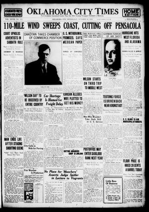 Oklahoma City Times (Oklahoma City, Okla.), Vol. 28, No. 171, Ed. 1 Wednesday, October 18, 1916